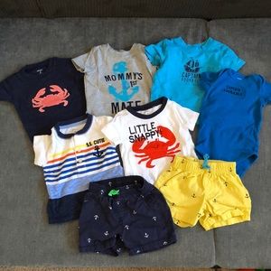 Carter’s 9 month 8 piece sailor/captain set